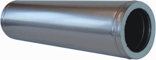 Rookgasafvoerbuis TYPE AT 250mm 1meter (methalotherm)